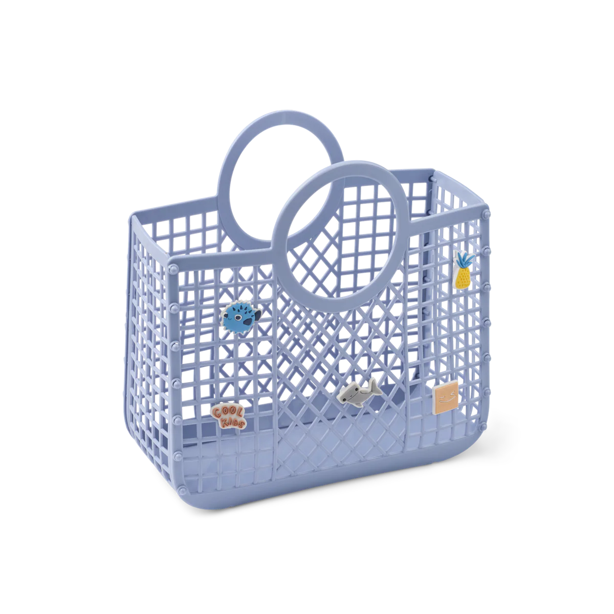 Samantha Basket With Charms (Dusty Lavender) - Image 3