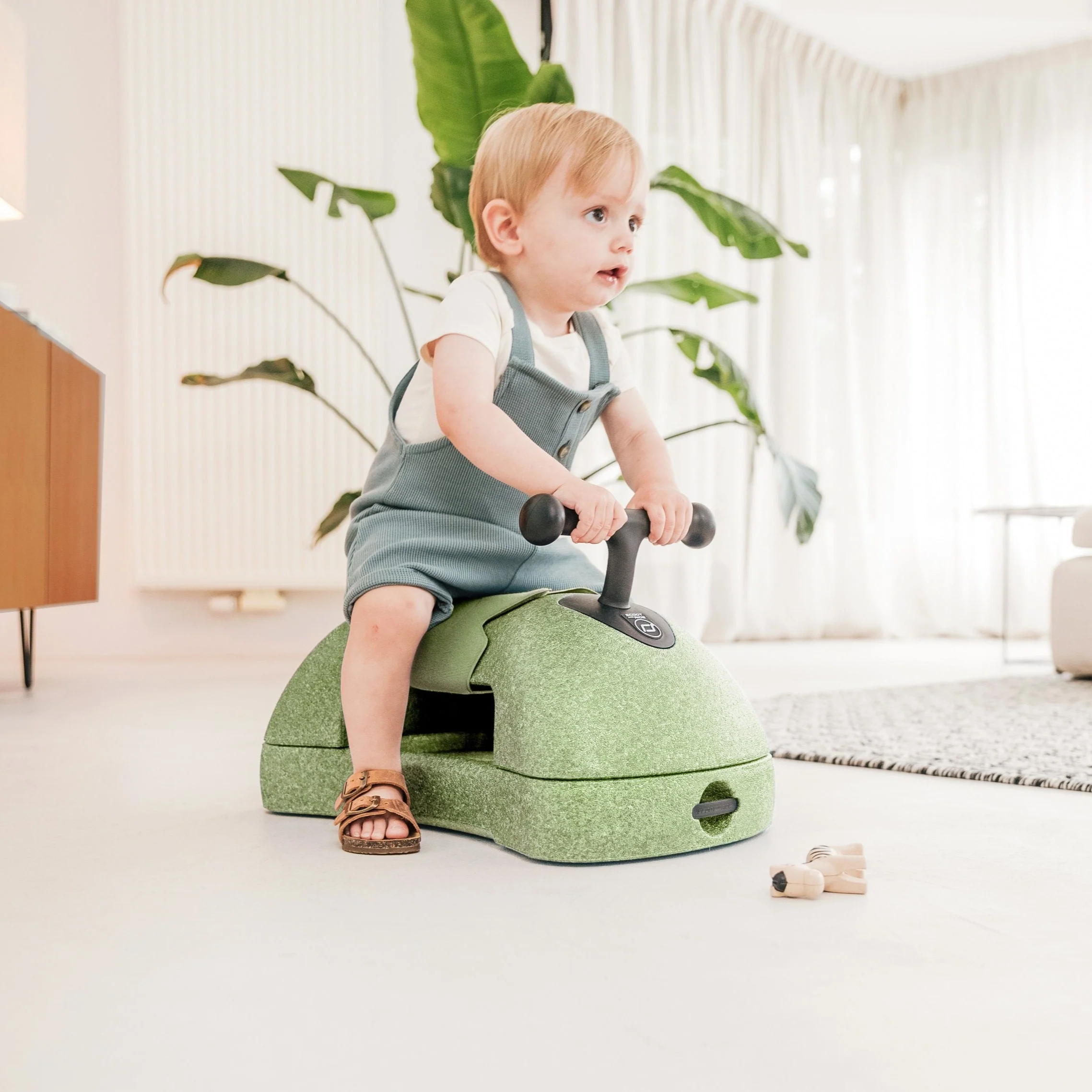 My First 3-in-1 Ride On Walker (Olive) - Image 3