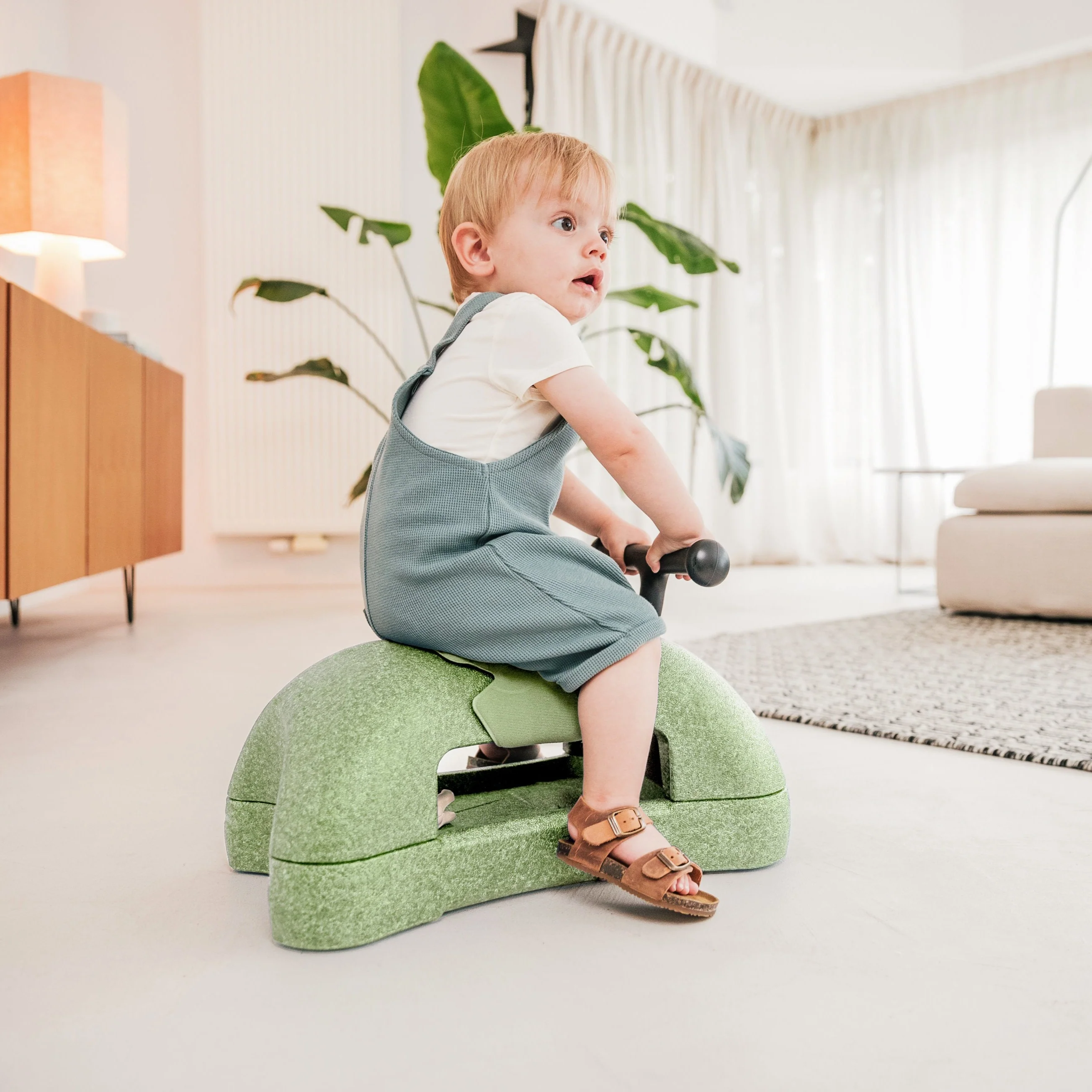 My First 3-in-1 Ride On Walker (Olive) - Image 4