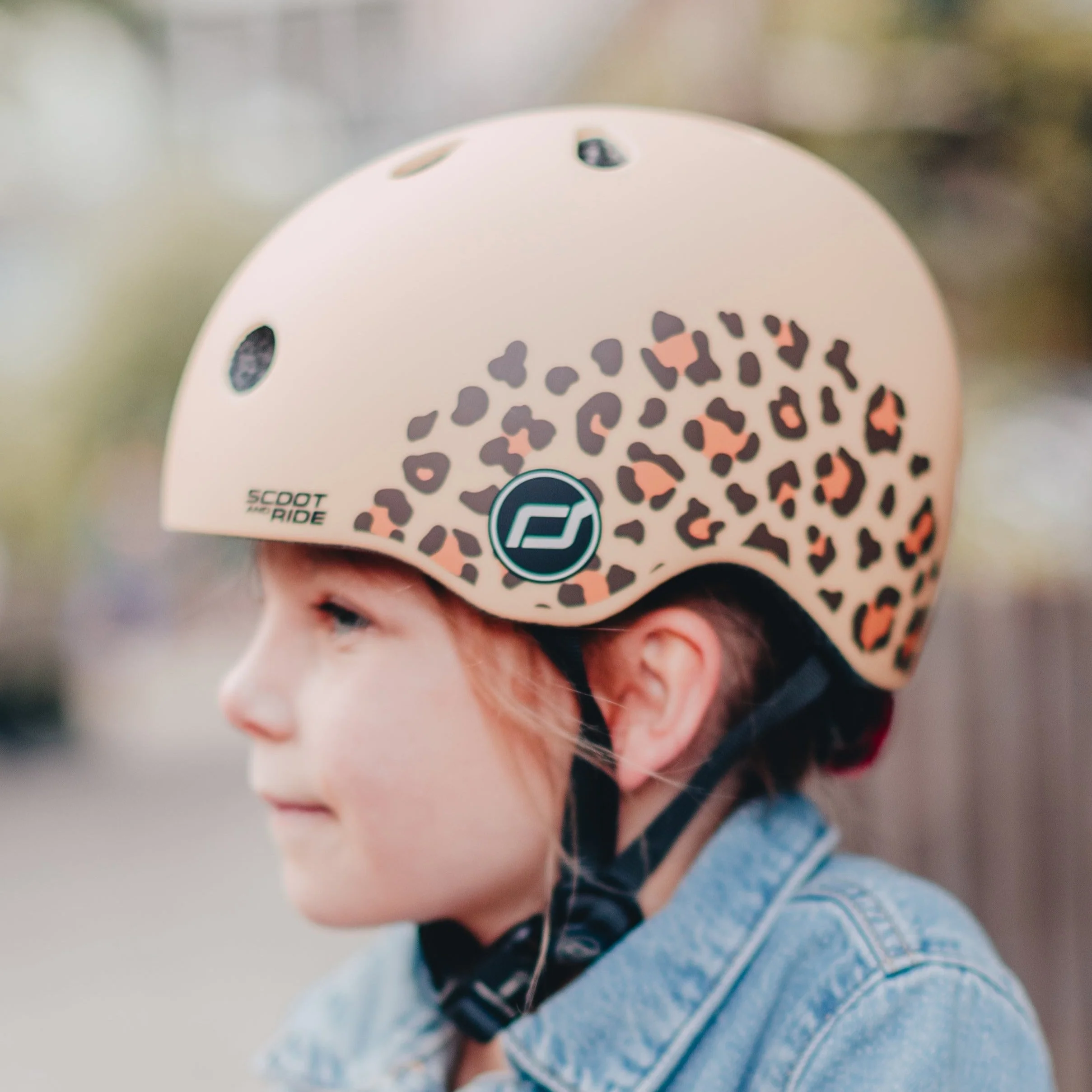 Leopard Print Baby Helmet (XXS-S) - Image 3