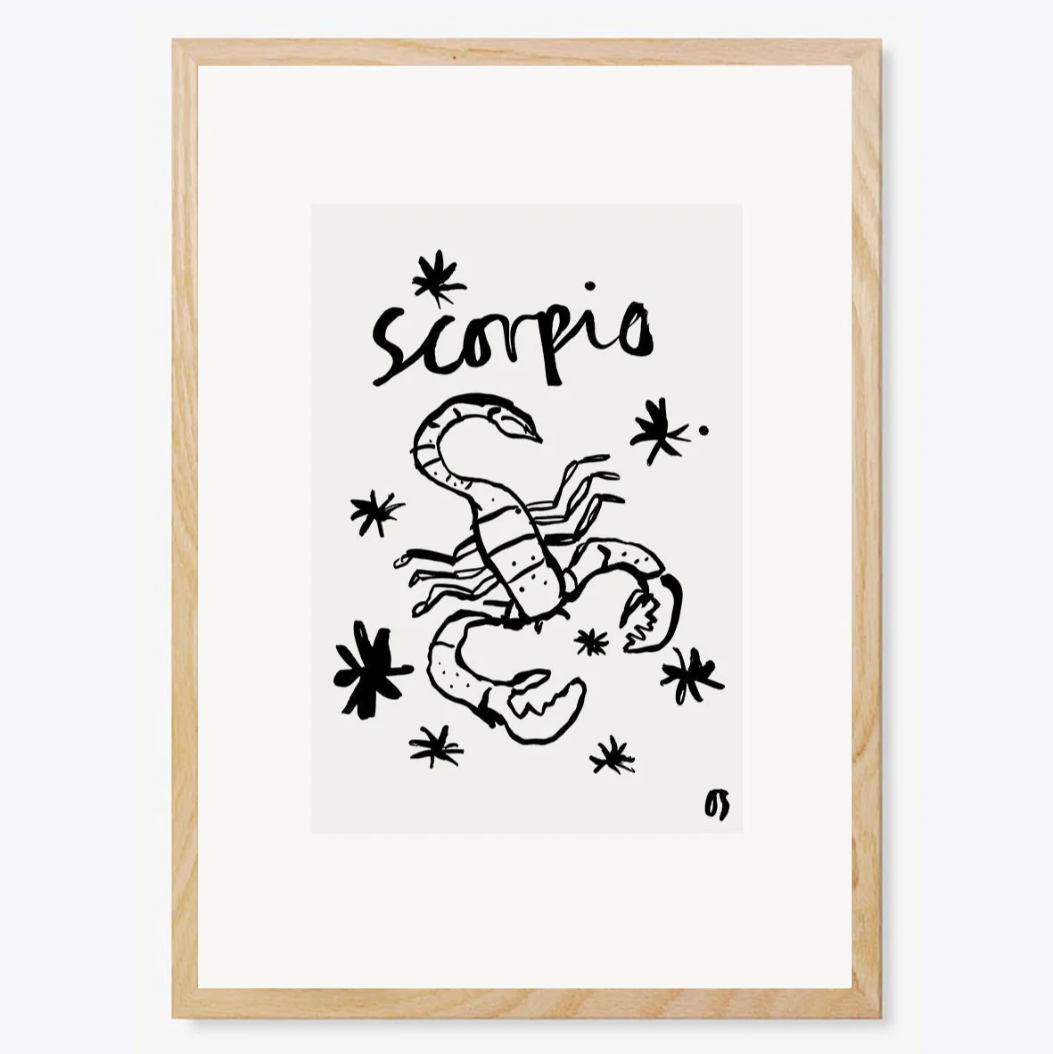 Scorpio Star Sign Art Print - Image 2