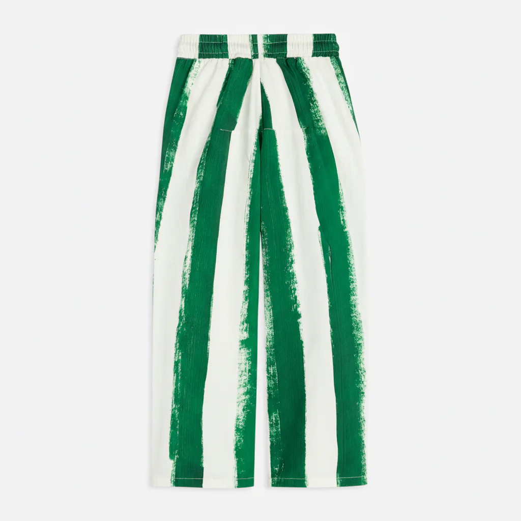 Serafim Striped Woven Trousers (Blaze) - Image 5