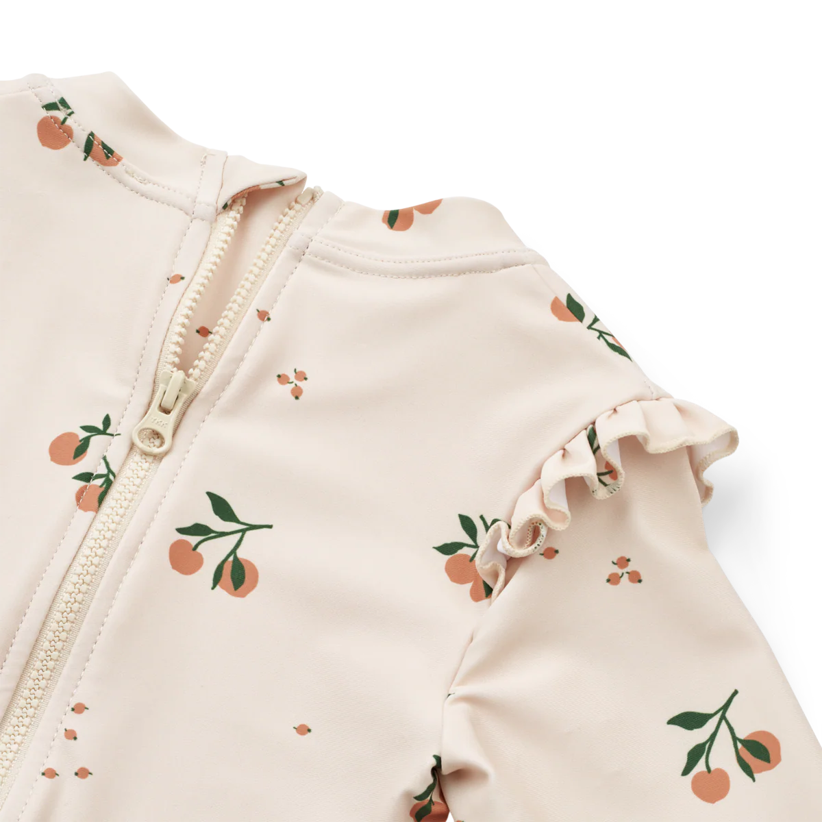 Sille Peach Print Swim Jumpsuit (Sea Shell) - Image 3