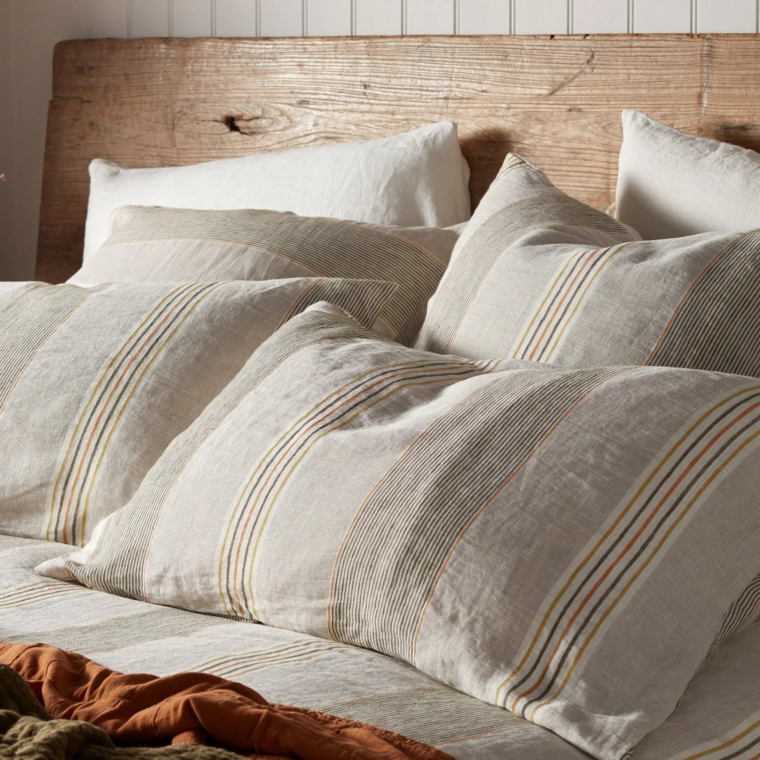 Sophie Stripe 100% Linen Pillowcase