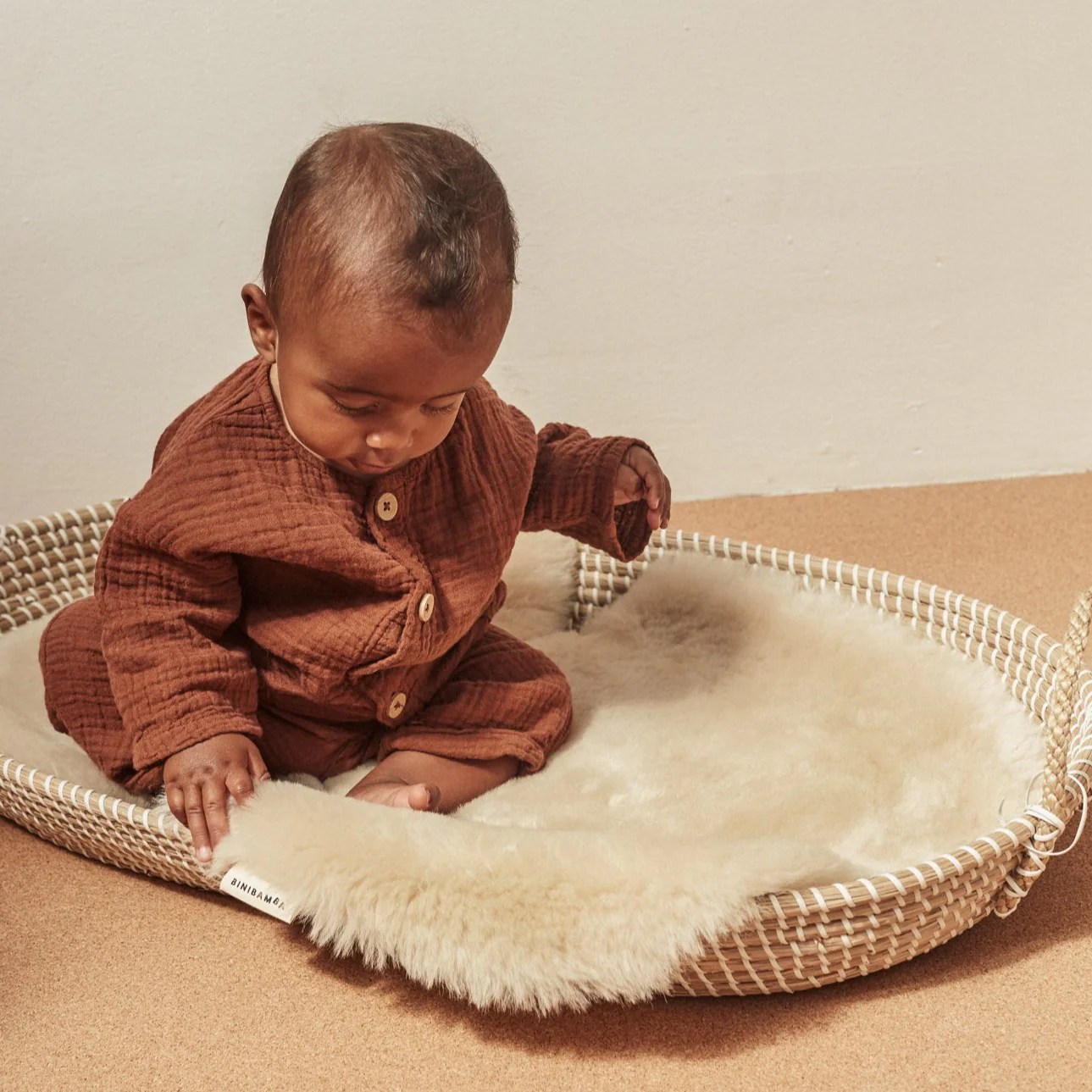 Sheepskin Snuggler (Peanut) - Image 2