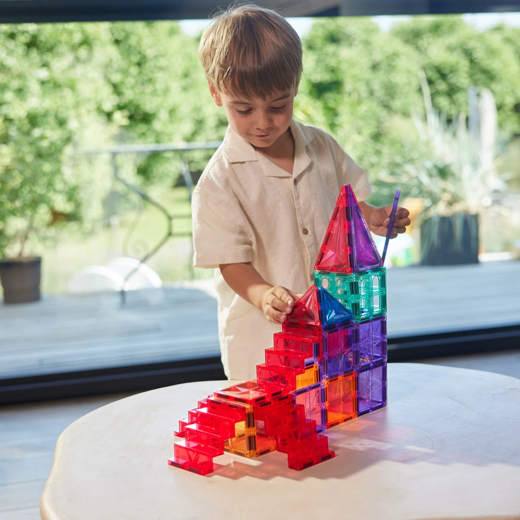 Stair Set Intense Magnetic Building Tiles 34 Pieces - Image 4