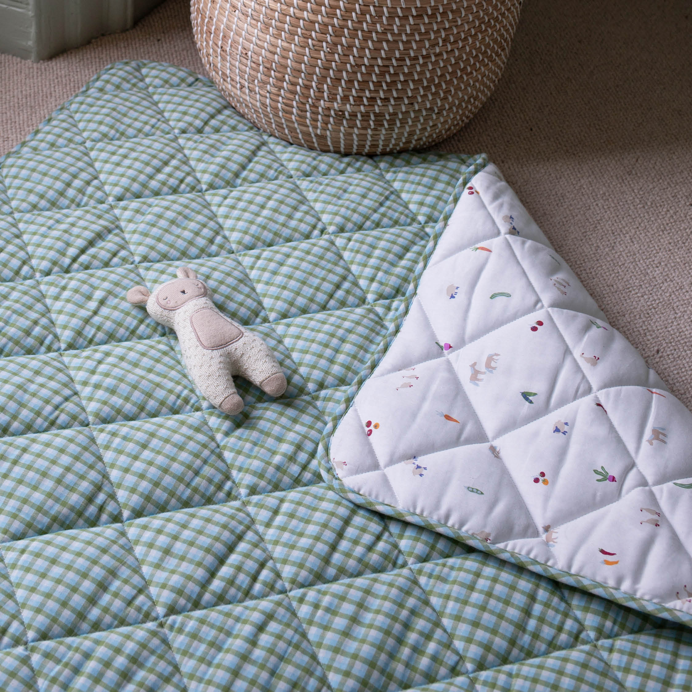 Quilted Stay & Play Mat (Little Farm) - Image 5