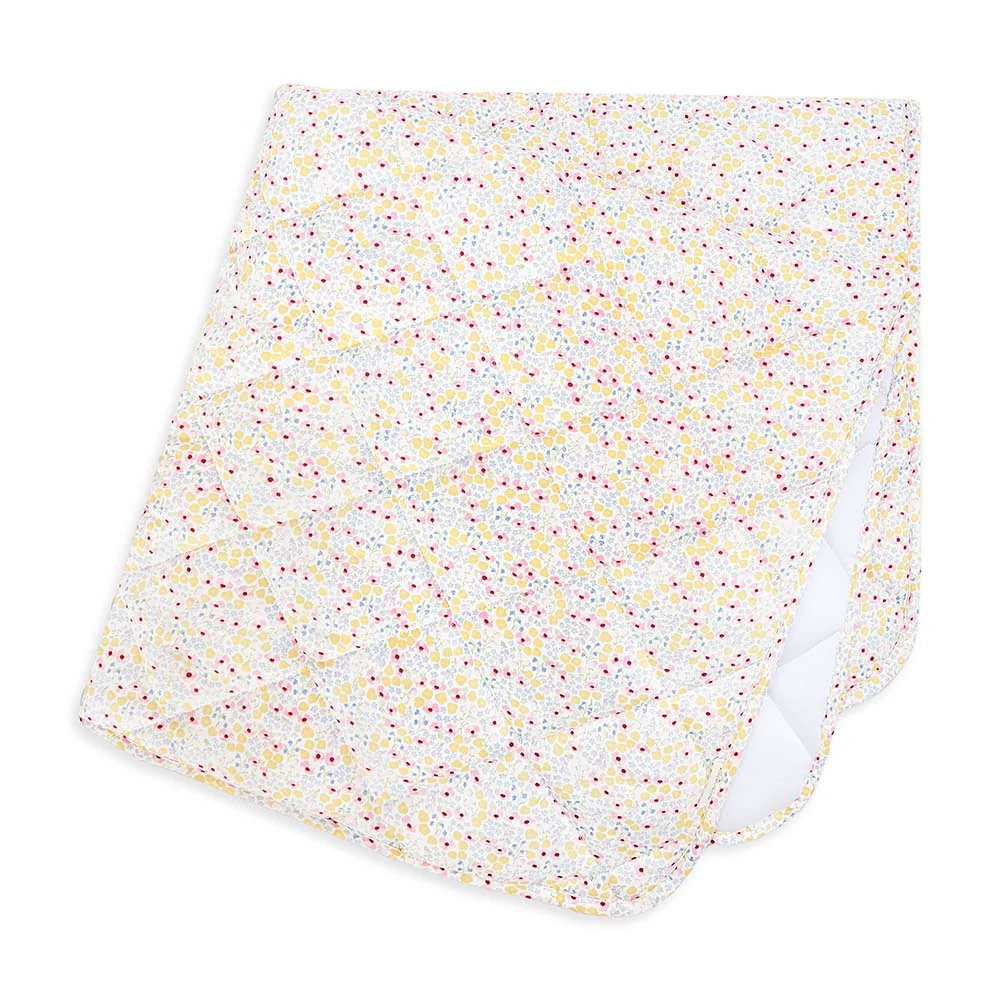 Quilted Stay & Play Mat (Wildflower Garden) - Image 7