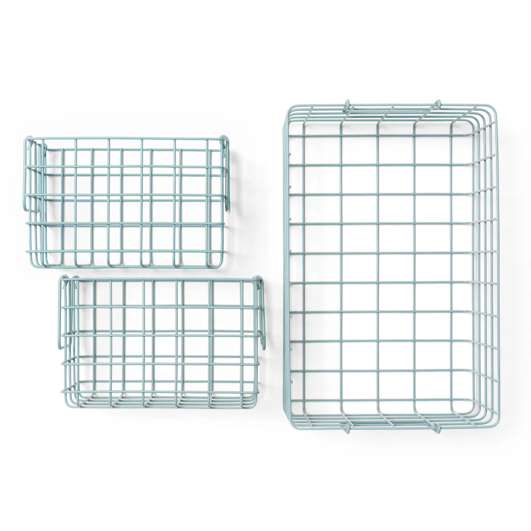 Coated Steel Wire Storage Baskets (Ocean) - Image 4