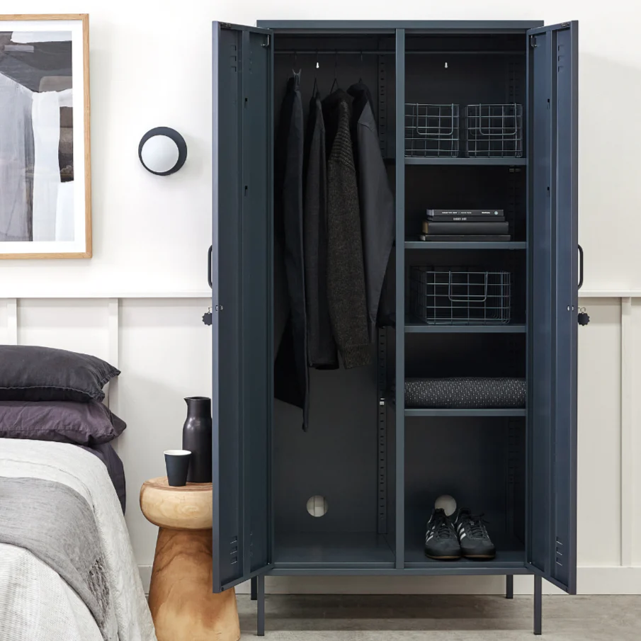 Coated Steel Wire Storage Baskets (Slate) - Image 3