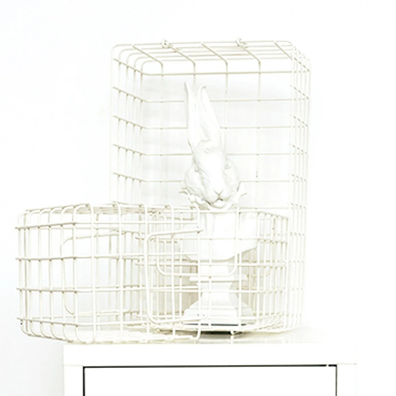 Coated Steel Wire Storage Baskets (Chalk) - Image 5