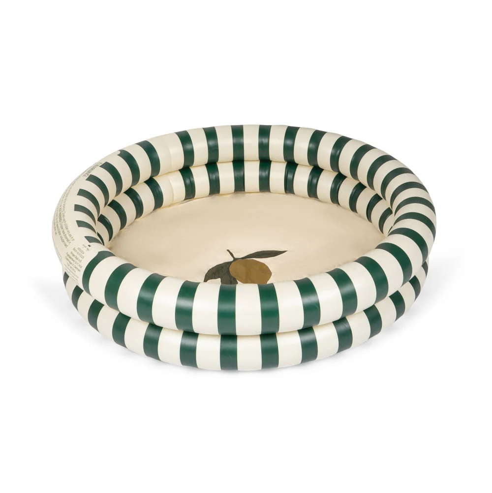 Striped Small Lemon Motif Paddling Pool (Green Stripe) - Image 3