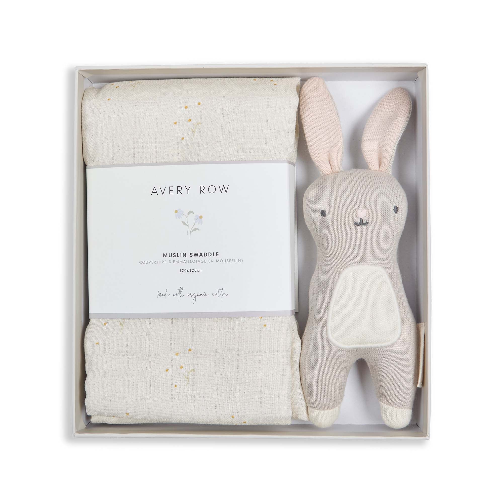 Swaddle & Cuddle Bunny New Baby Gift Set (Chamomile) - Image 5