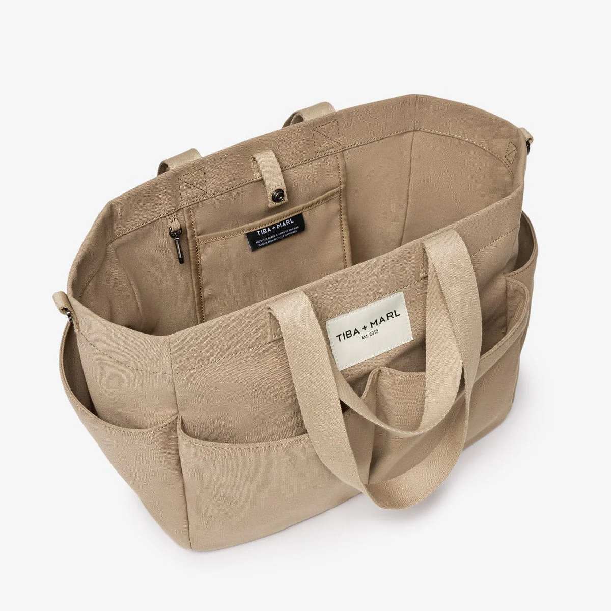 T+M Pocket Changing Bag Tote (Desert) - Image 7