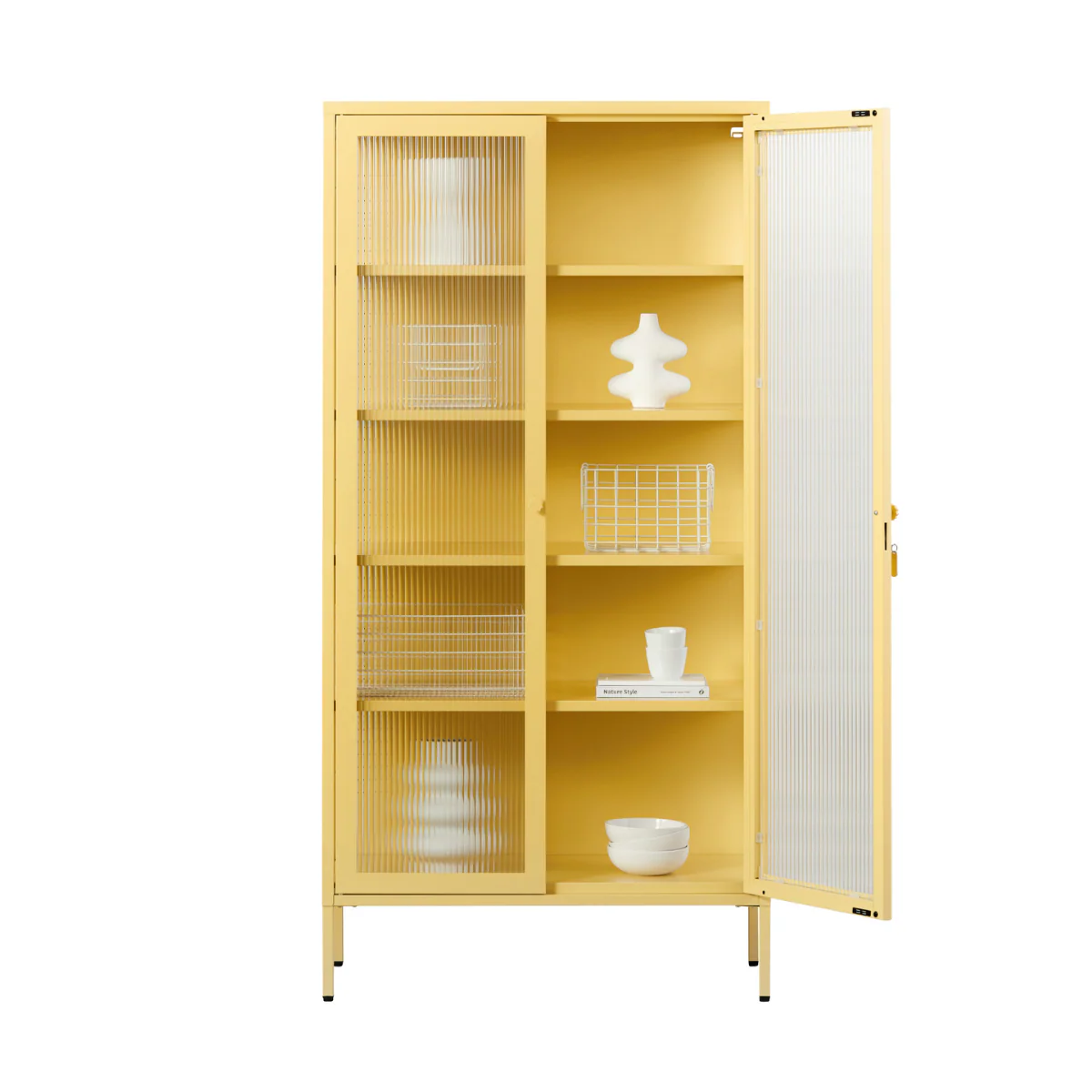 The Collector Mustard Made Storage Cabinet (Butter) - Image 2