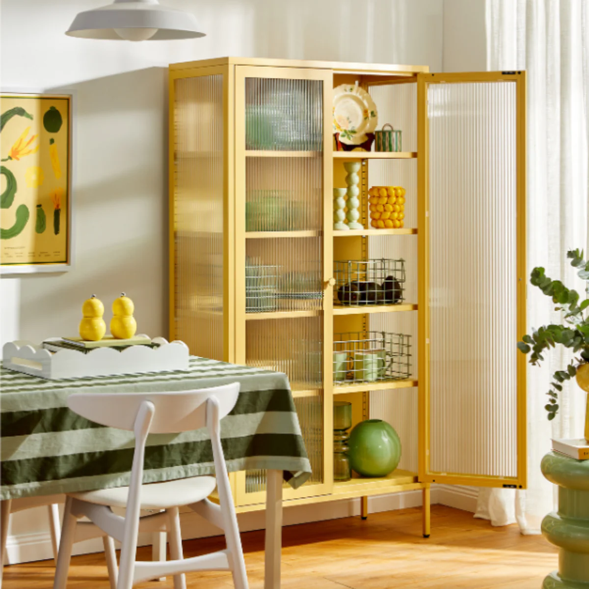 The Collector Mustard Made Storage Cabinet (Butter) - Image 9