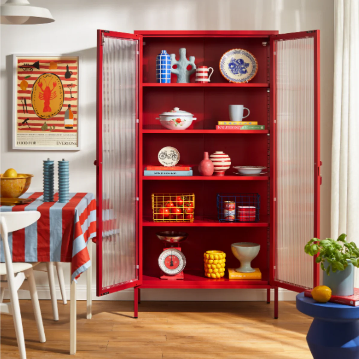 The Collector Mustard Made Storage Cabinet (Poppy) - Image 7