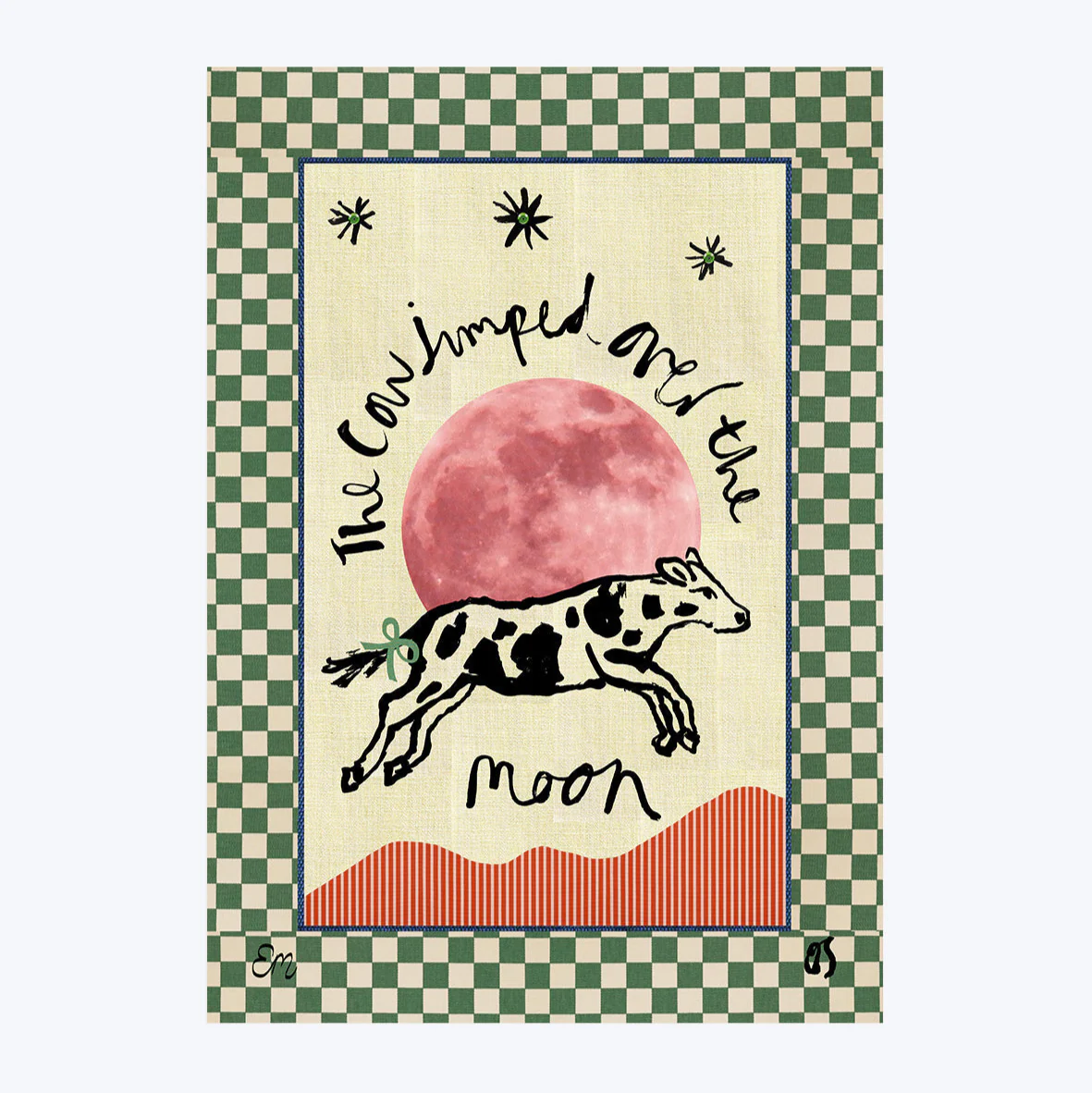 The Cow Jumped Over the Moon Art Print - Image 2
