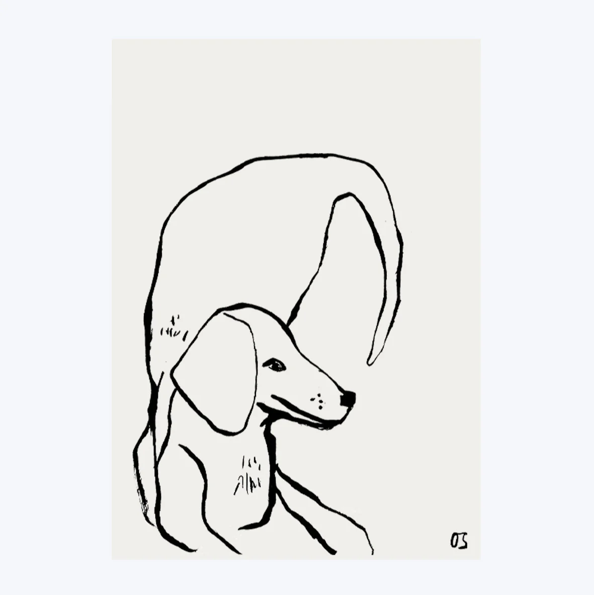 The Dachshund Art Print - Image 3