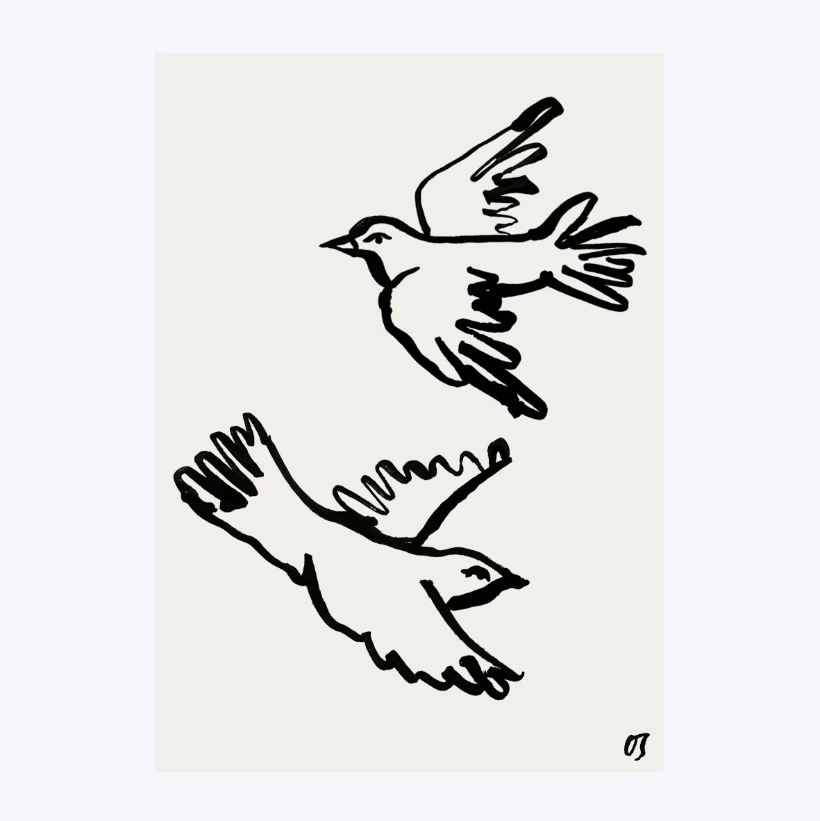 The Doves Art Print - Image 2