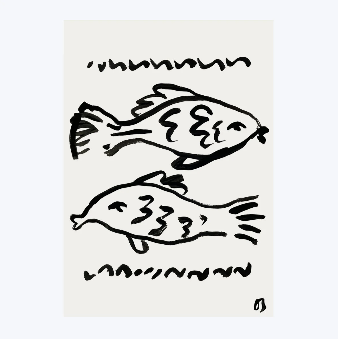 The Fish Art Print - Image 3