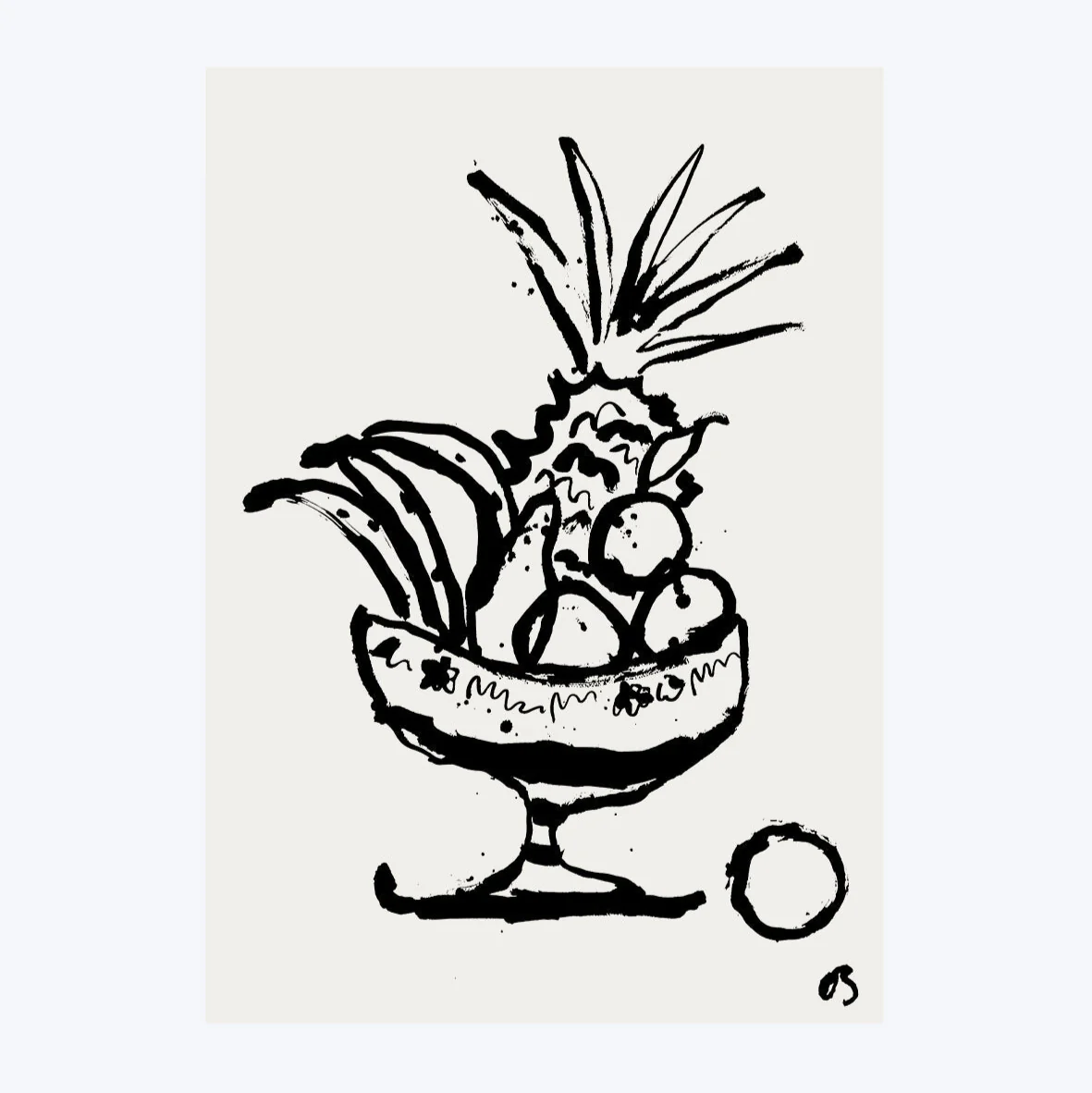 The Fruit Bowl Art Print - Image 4