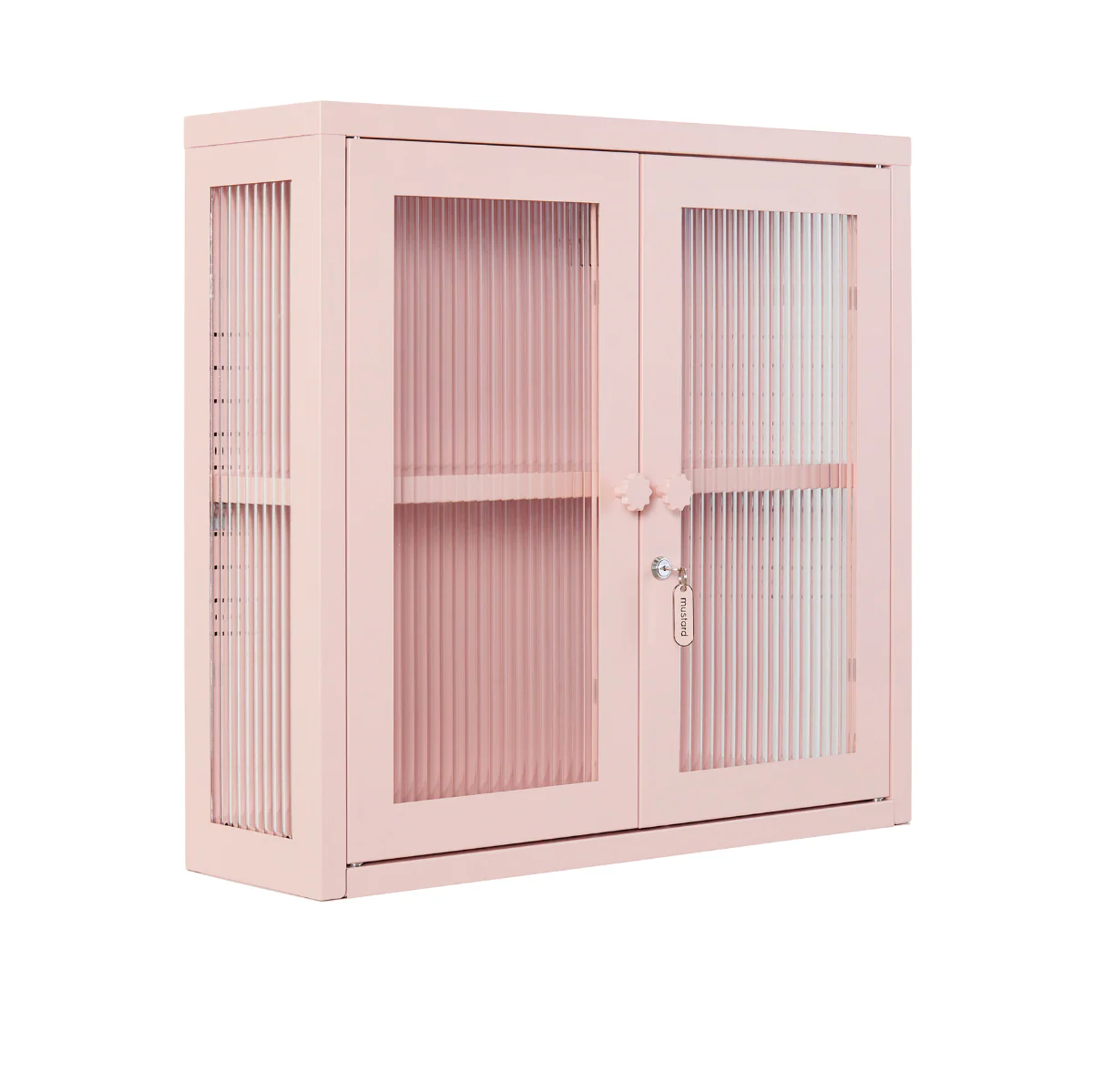The Kit Mustard Made Wall Shelves Cabinet (Blush) - Image 3