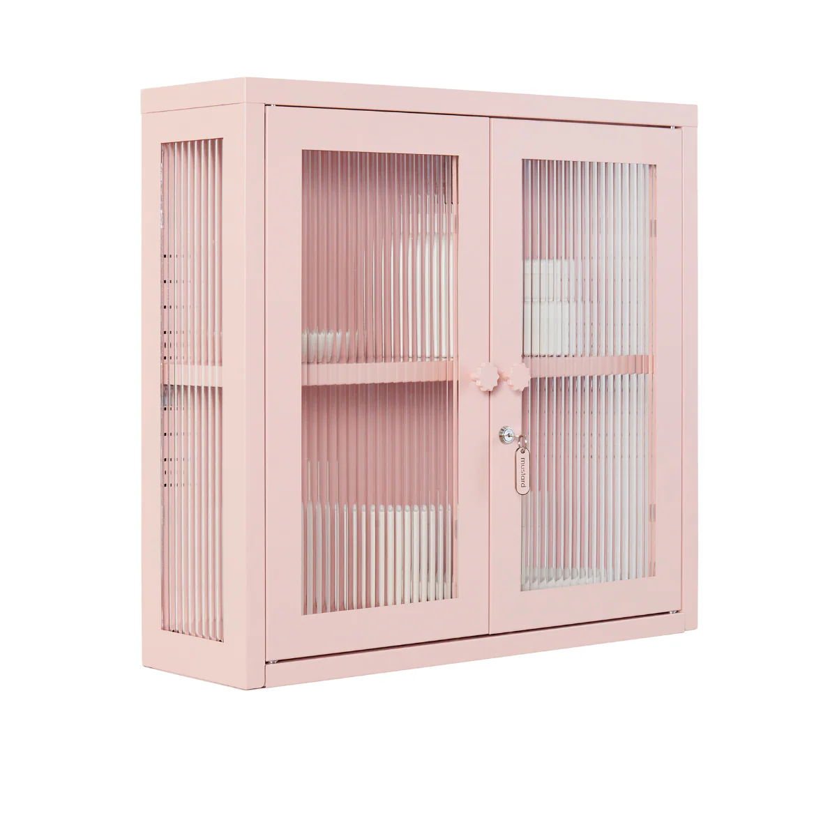 The Kit Mustard Made Wall Shelves Cabinet (Blush) - Image 4