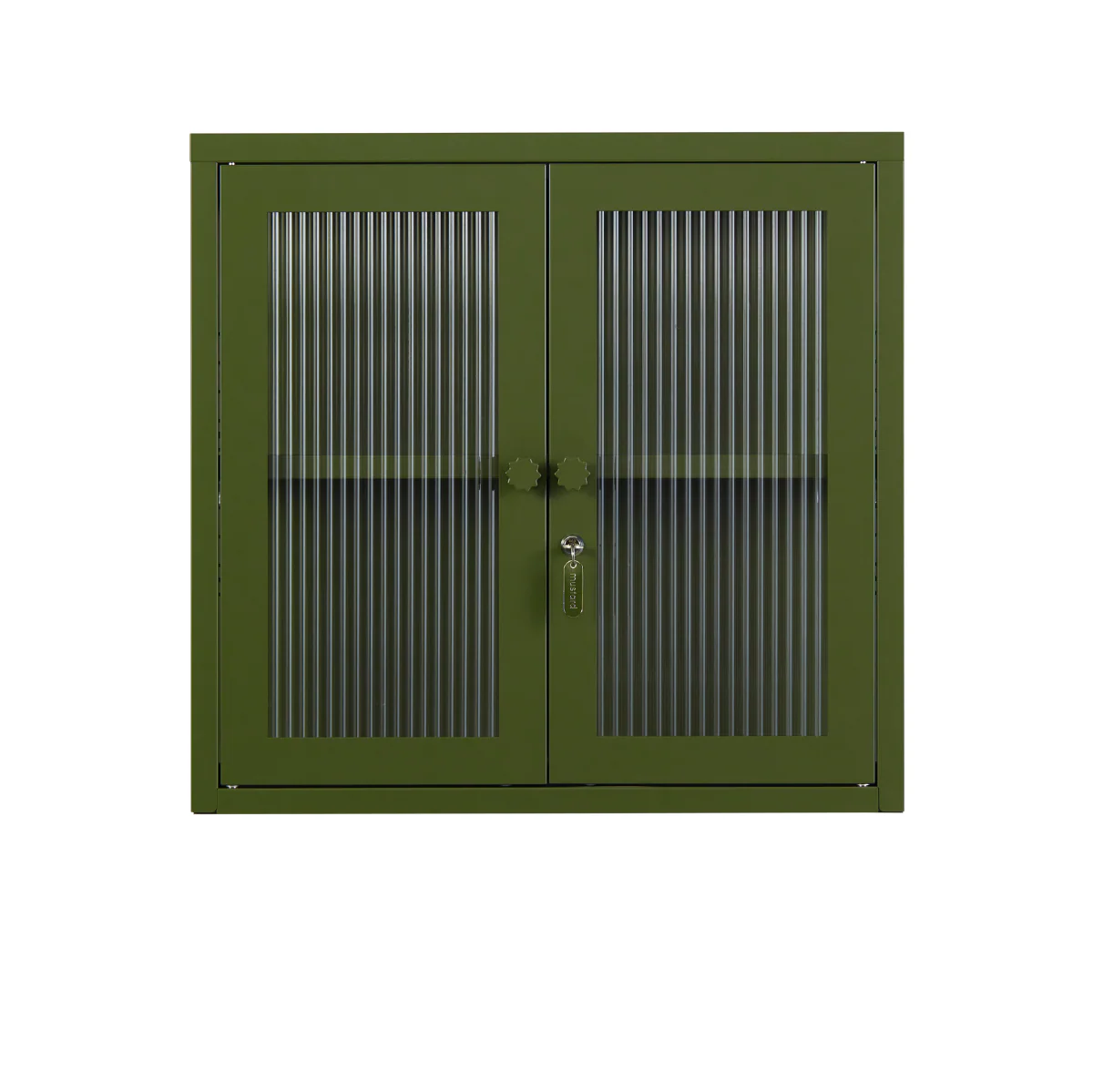 The Kit Mustard Made Wall Shelves Cabinet (Olive) - Image 2
