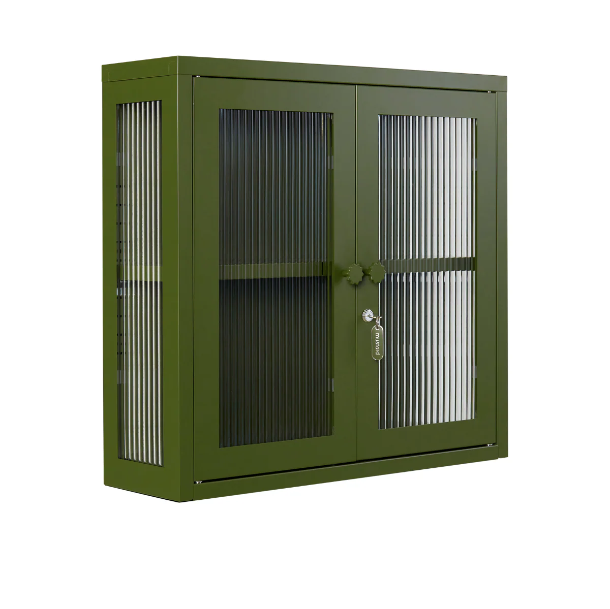 The Kit Mustard Made Wall Shelves Cabinet (Olive) - Image 4