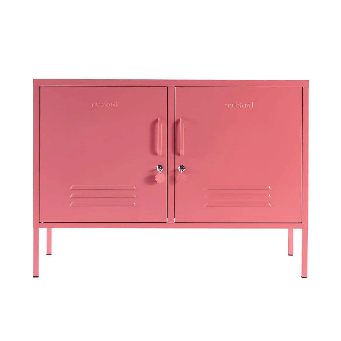 The Lowdown Double Door Locker Cabinet (Berry) - Image 3