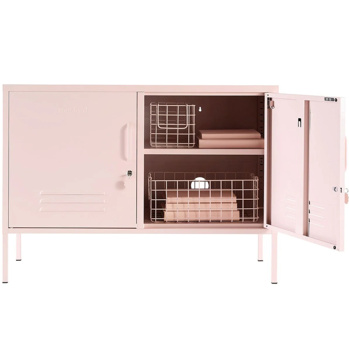 The Lowdown Double Door Locker Cabinet (Blush) - Image 3
