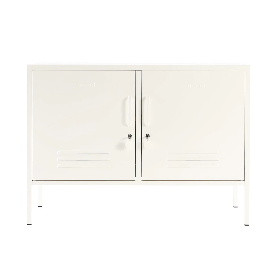 The Lowdown Double Door Locker Cabinet (Chalk) - Image 3