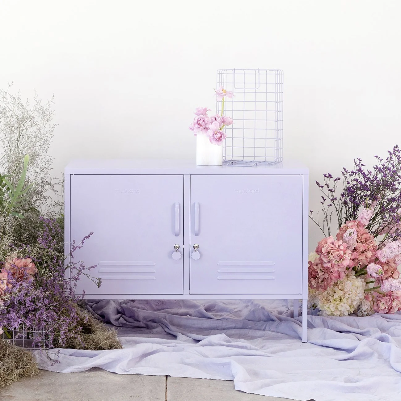The Lowdown Double Door Locker Cabinet (Lilac) - Image 5