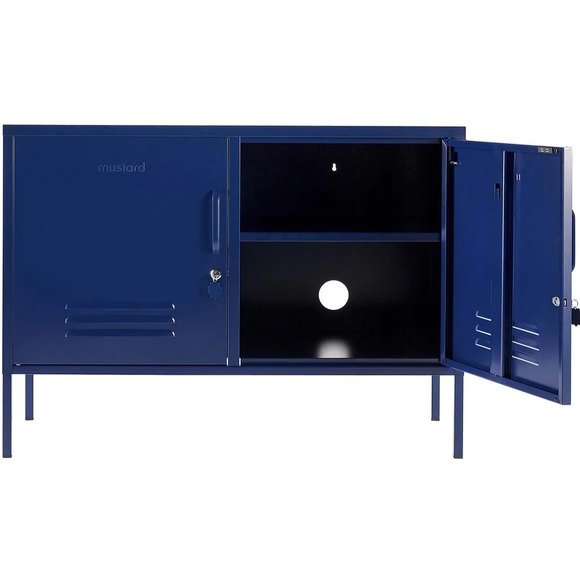 The Lowdown Double Door Locker Cabinet (Navy) - Image 3