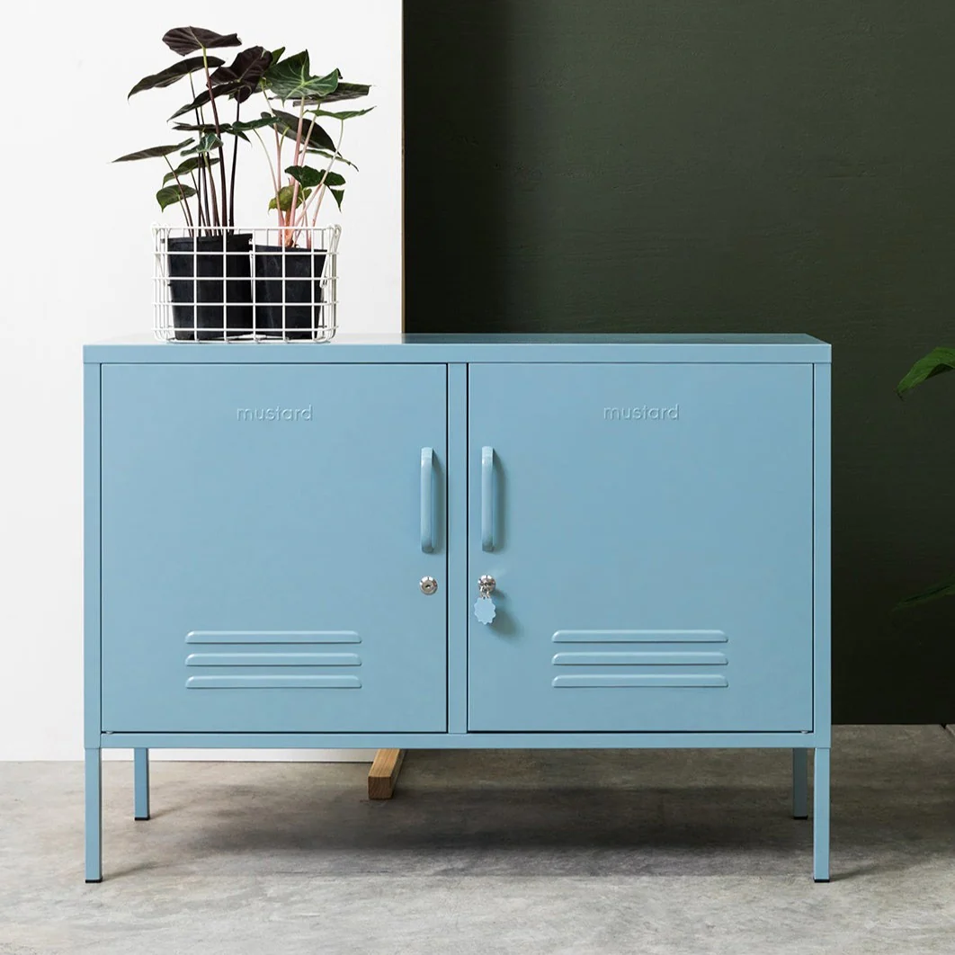The Lowdown Double Door Locker Cabinet (Ocean)