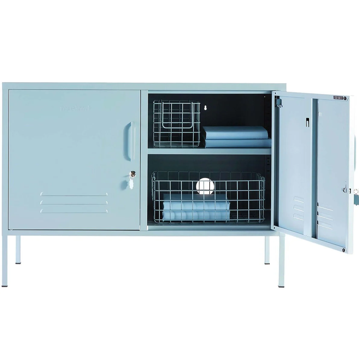 The Lowdown Double Door Locker Cabinet (Ocean) - Image 4