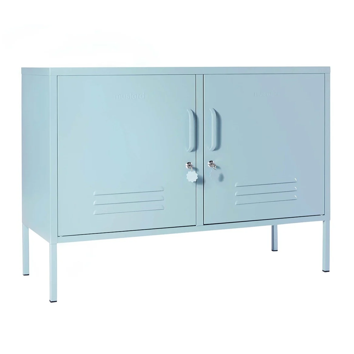 The Lowdown Double Door Locker Cabinet (Ocean) - Image 5