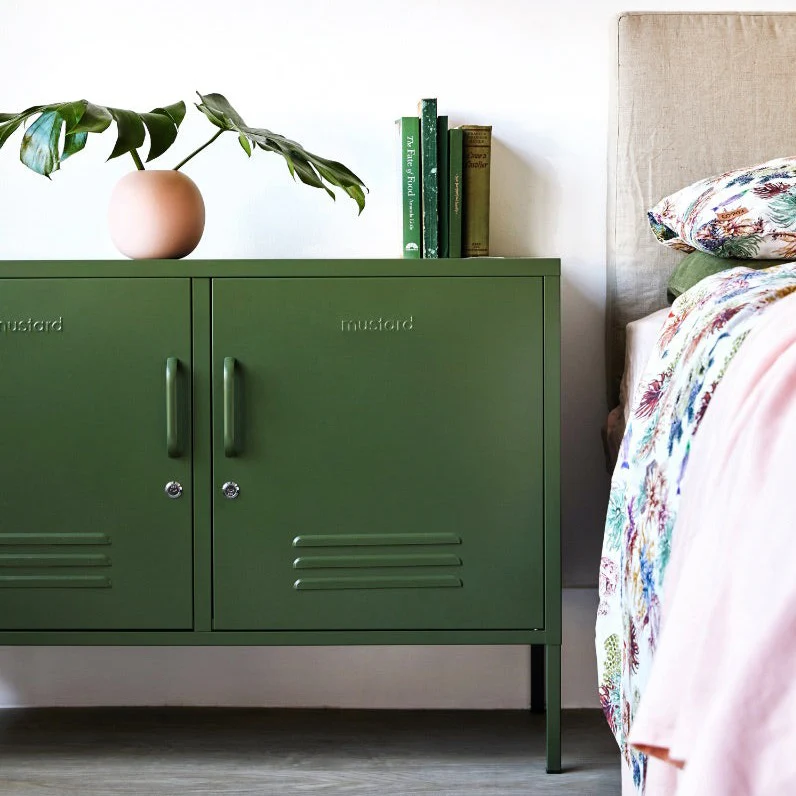 The Lowdown Double Door Locker Cabinet (Olive)
