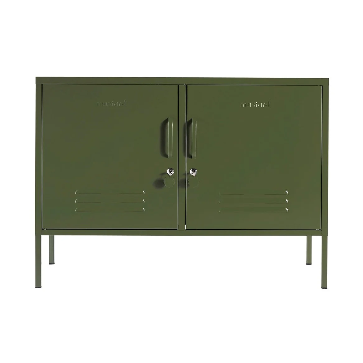 The Lowdown Double Door Locker Cabinet (Olive) - Image 2