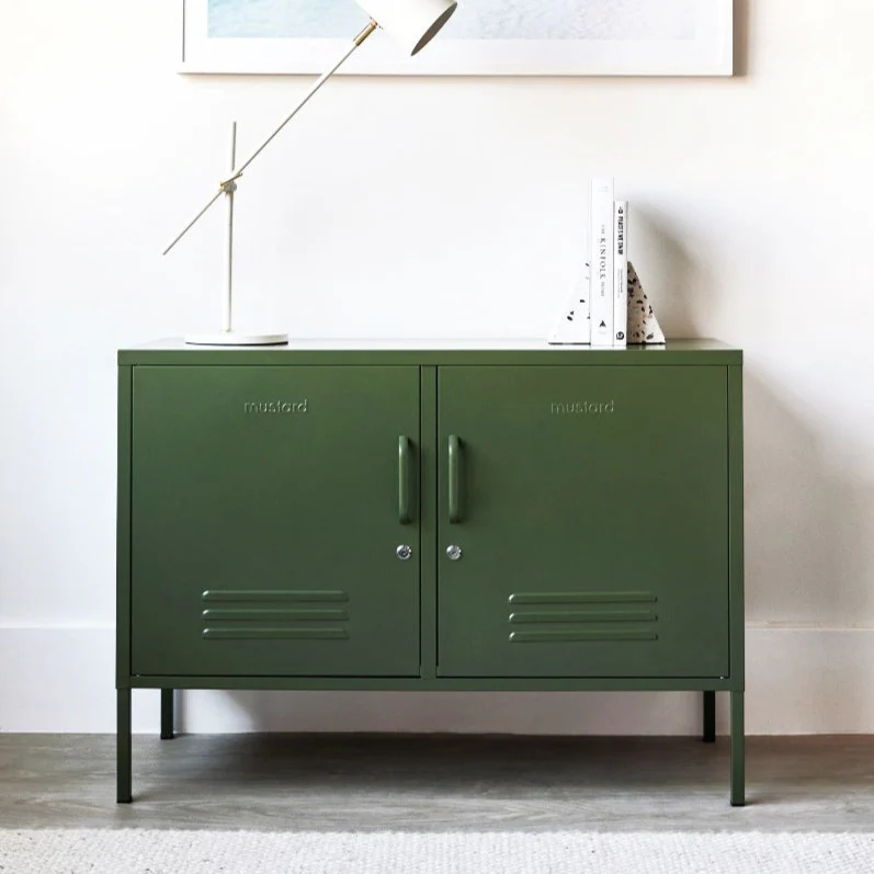 The Lowdown Double Door Locker Cabinet (Olive) - Image 5