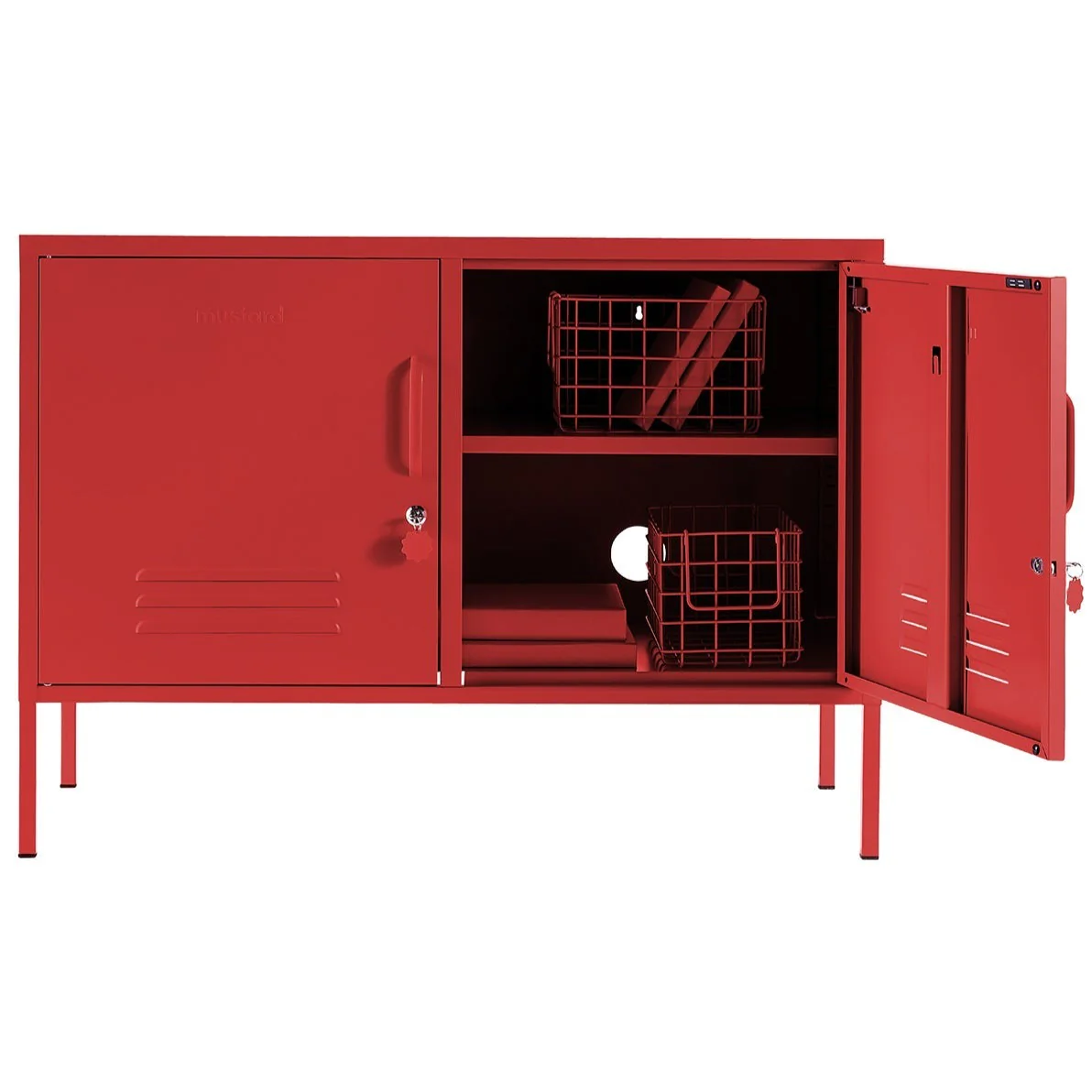 The Lowdown Double Door Locker Cabinet (Poppy) - Image 5