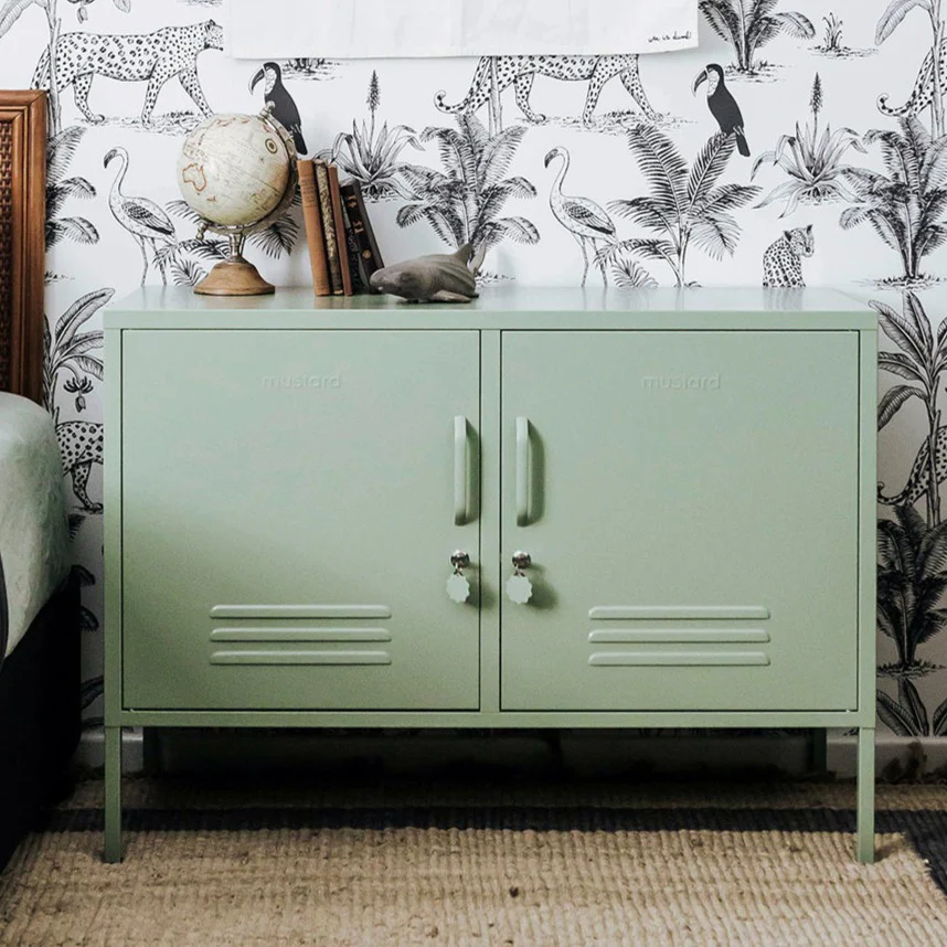 The Lowdown Double Door Locker Cabinet (Sage)