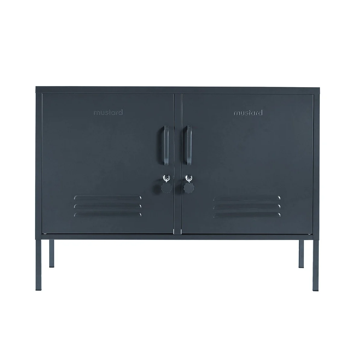 The Lowdown Double Door Locker Cabinet (Slate) - Image 2