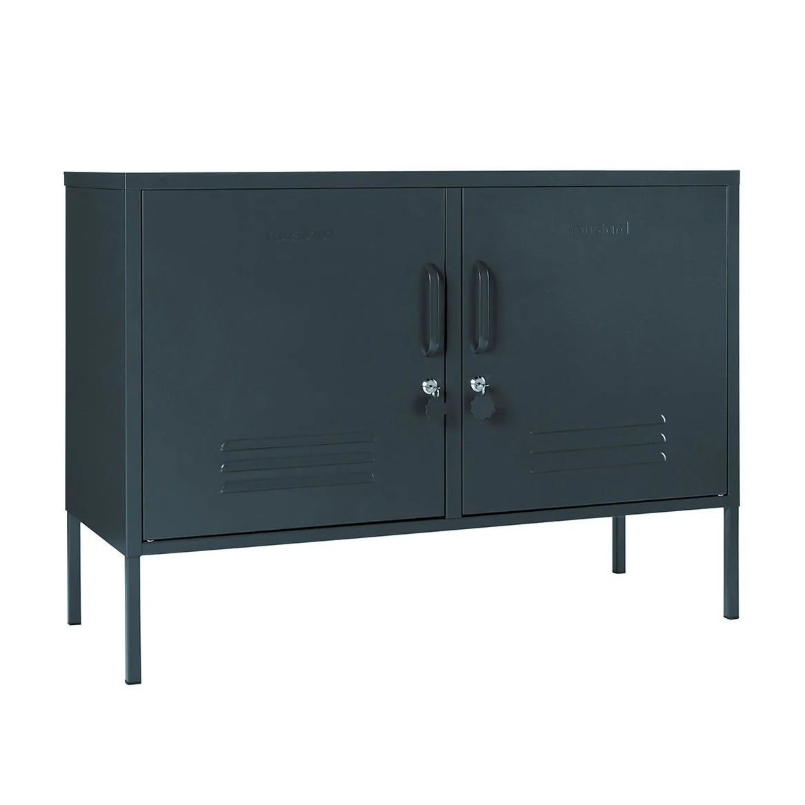 The Lowdown Double Door Locker Cabinet (Slate) - Image 4