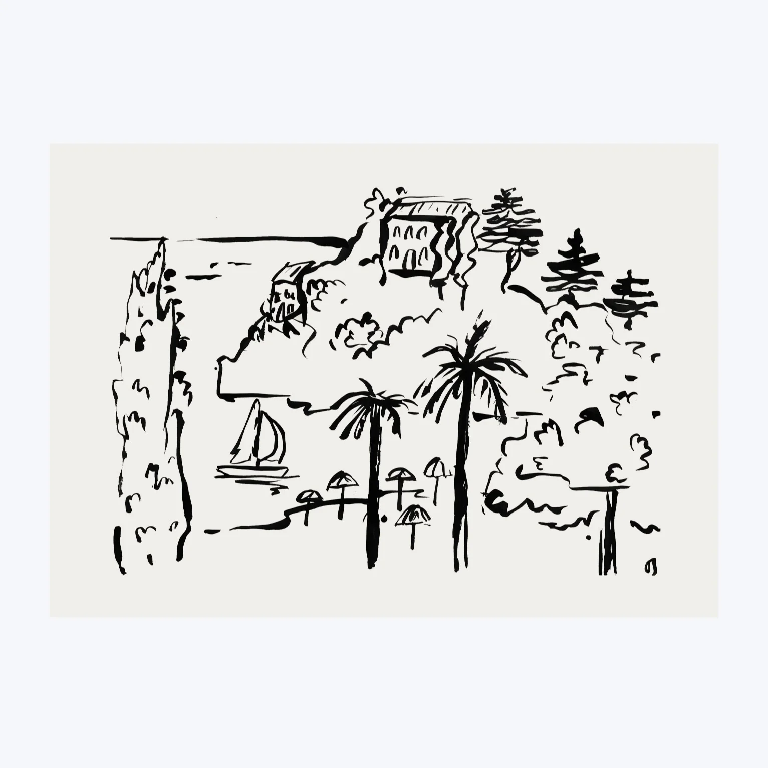 The Med Art Print - Image 3