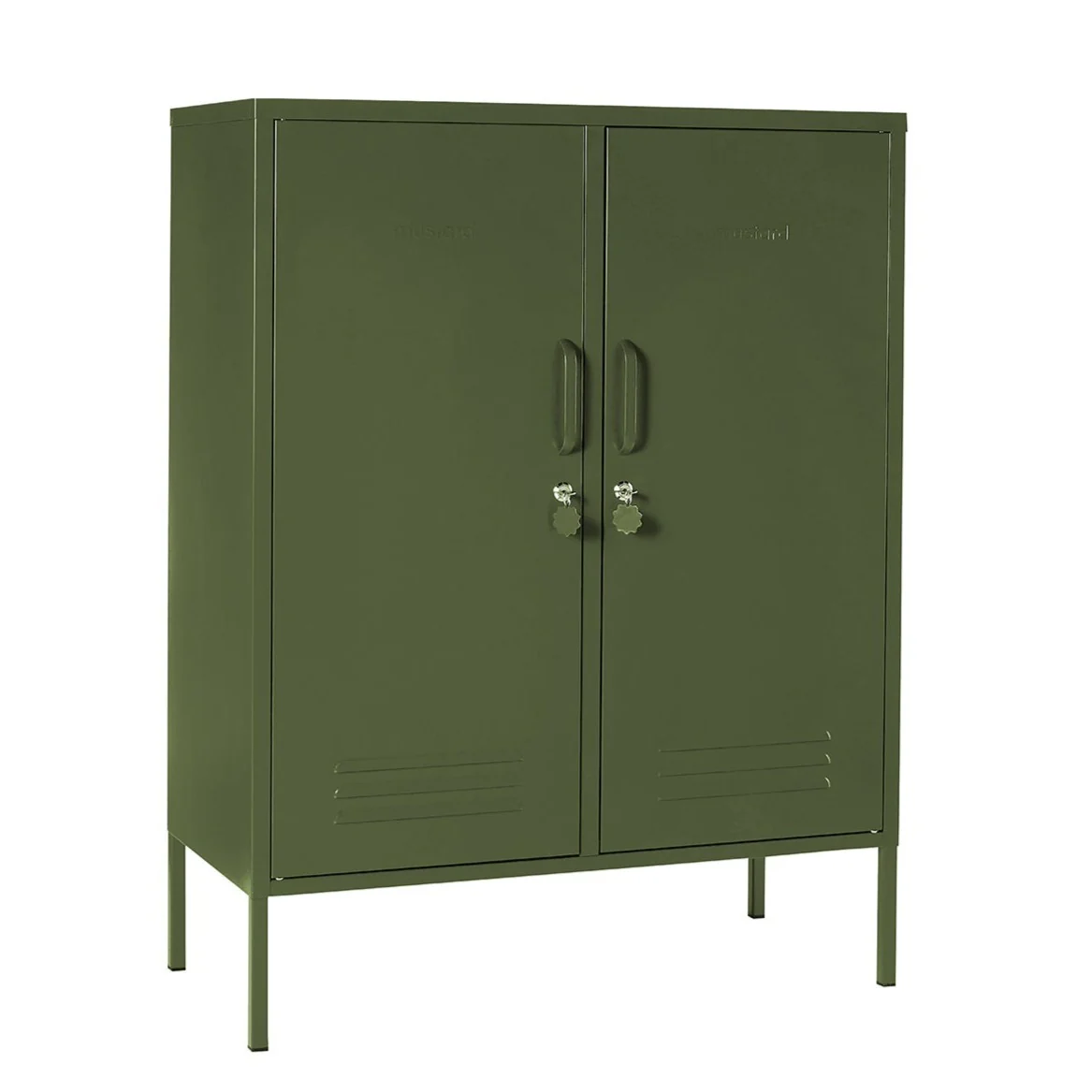The Midi Double Door Locker Cabinet (Olive) - Image 4