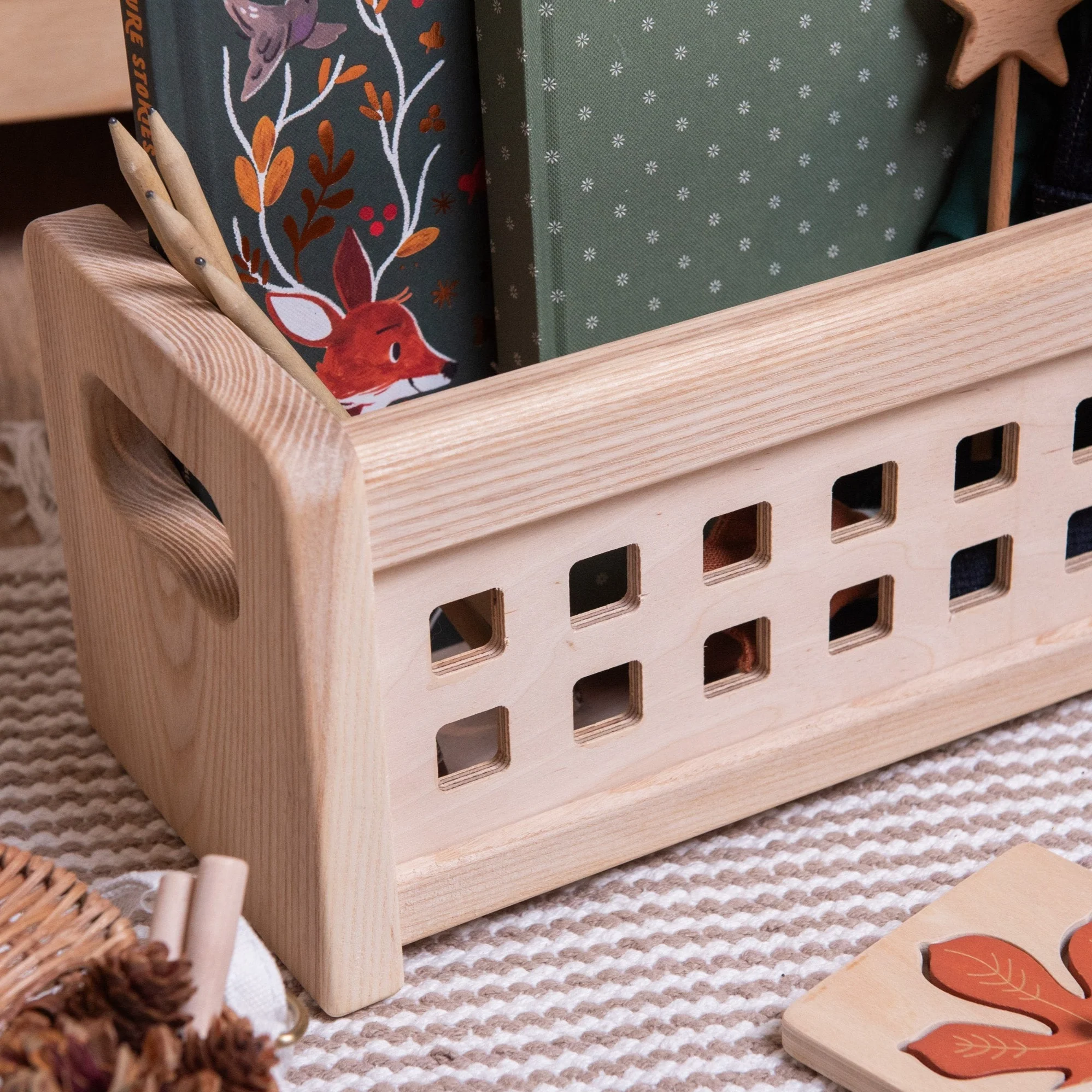 The Mini Caddy Countertop Storage Box (Solid Ash) - Image 4