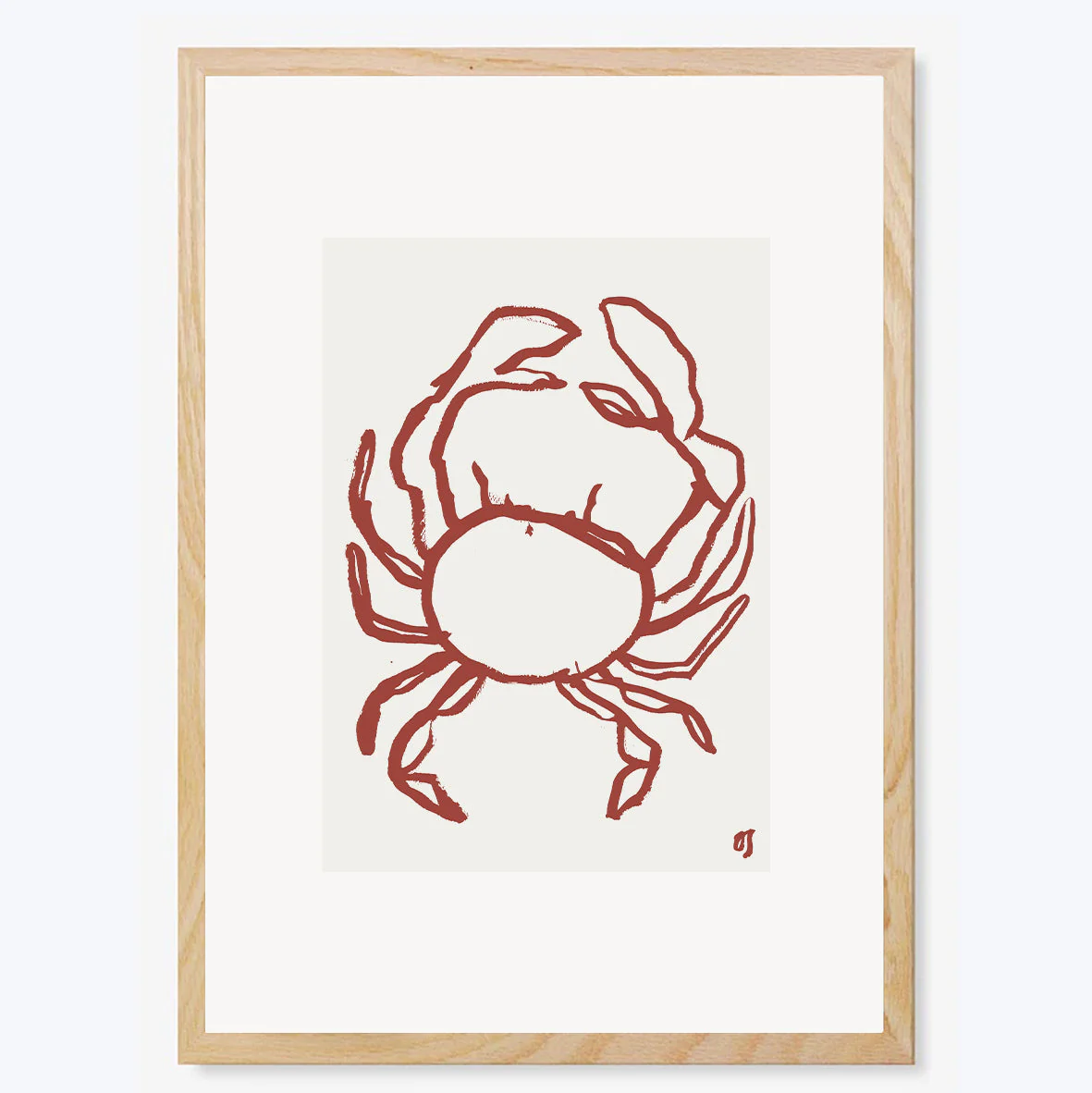 The Red Crab Art Print - Image 4