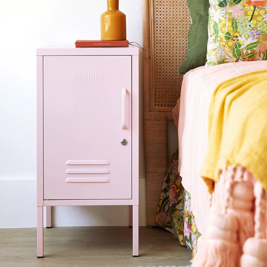 The Shorty Single Door Locker Cabinet (Blush) (Opens to Left)